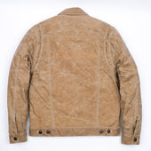 Riders Jacket Waxed Canvas Tumbleweed Red Interior