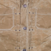 Riders Jacket Waxed Canvas Tumbleweed Red Interior