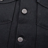 Classic Jacket 17 Ounce Black Slub