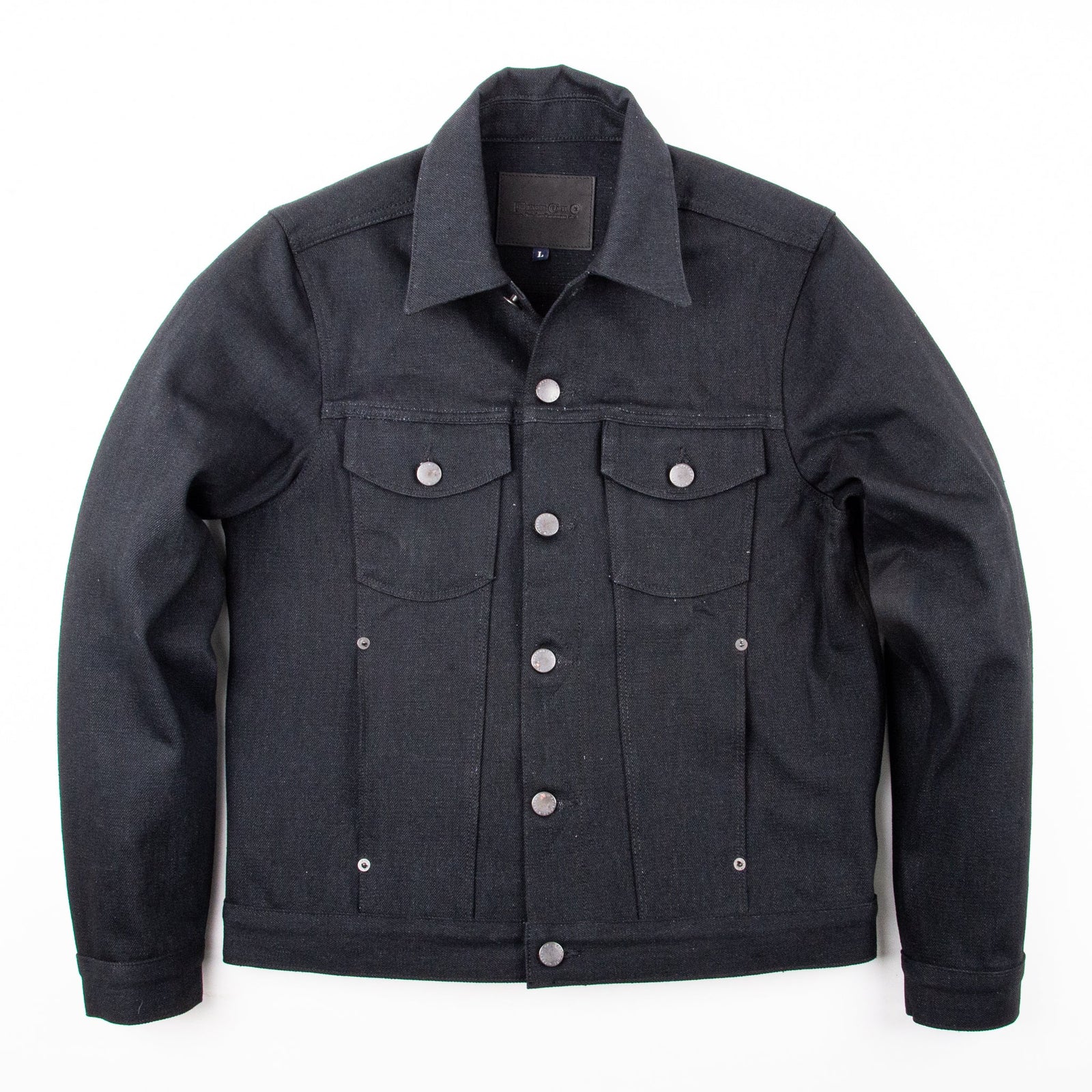 Classic Jacket 17 Ounce Black Slub