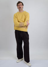 Wool Linen Pleated Trouser