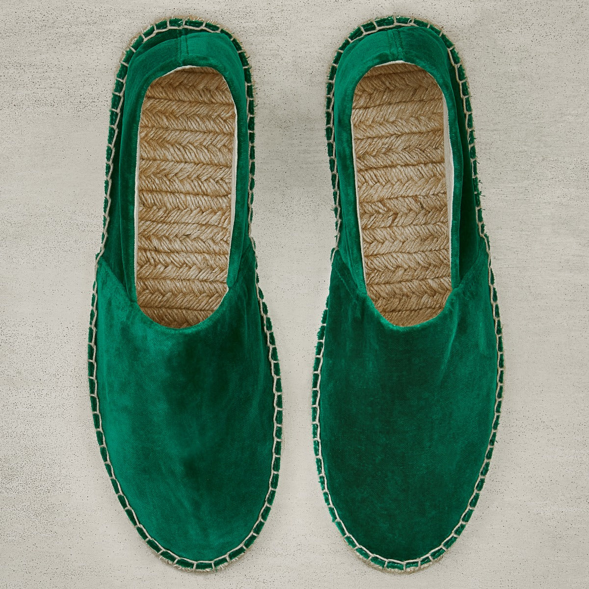 Velvet Espadrilles In