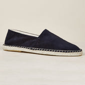 Velvet Espadrilles In Navy