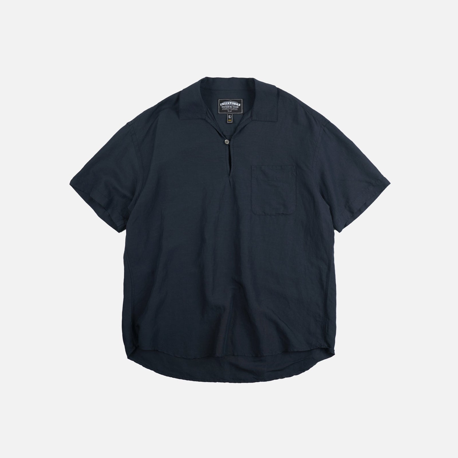 Venti Linen Mix Popover Shirt