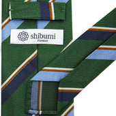 Bespoke Repp Stripe Silk Tie