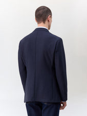 Veste Regular En Polyester Recycl Bleu Marine Parementure Amovible