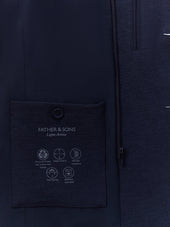 Veste Regular En Polyester Recycl Bleu Marine Parementure Amovible