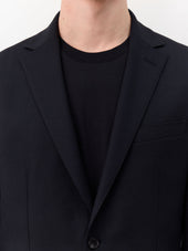Veste Regular En Laine M Lang E Noire