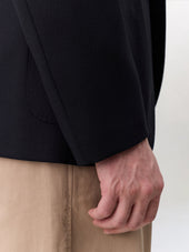 Veste Regular En Laine M Lang E Noire