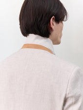 Veste Coordonnable Regular En Lin Beige