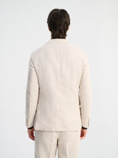 Veste Coordonnable Regular En Lin Et Coton Beiges