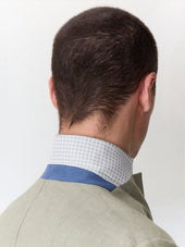 Veste Coordonnable Regular En Lin Kaki