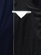 Veste De Costume Regular En Laine Bleu Marine Prince De Galles