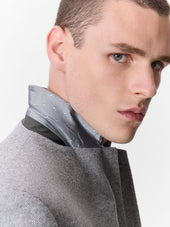Veste Coordonnable Regular En Laine M Lang E Grise