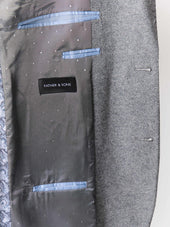 Veste Coordonnable Regular En Laine M Lang E Grise