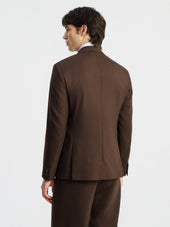 Veste Coordonnable Crois E Regular Marron