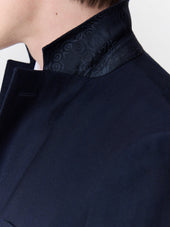 Veste Coordonnable Regular En Laine M Lang E Bleu Marine