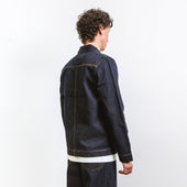 Veste DN.04 Coupe Standard Bleu Un Lavage