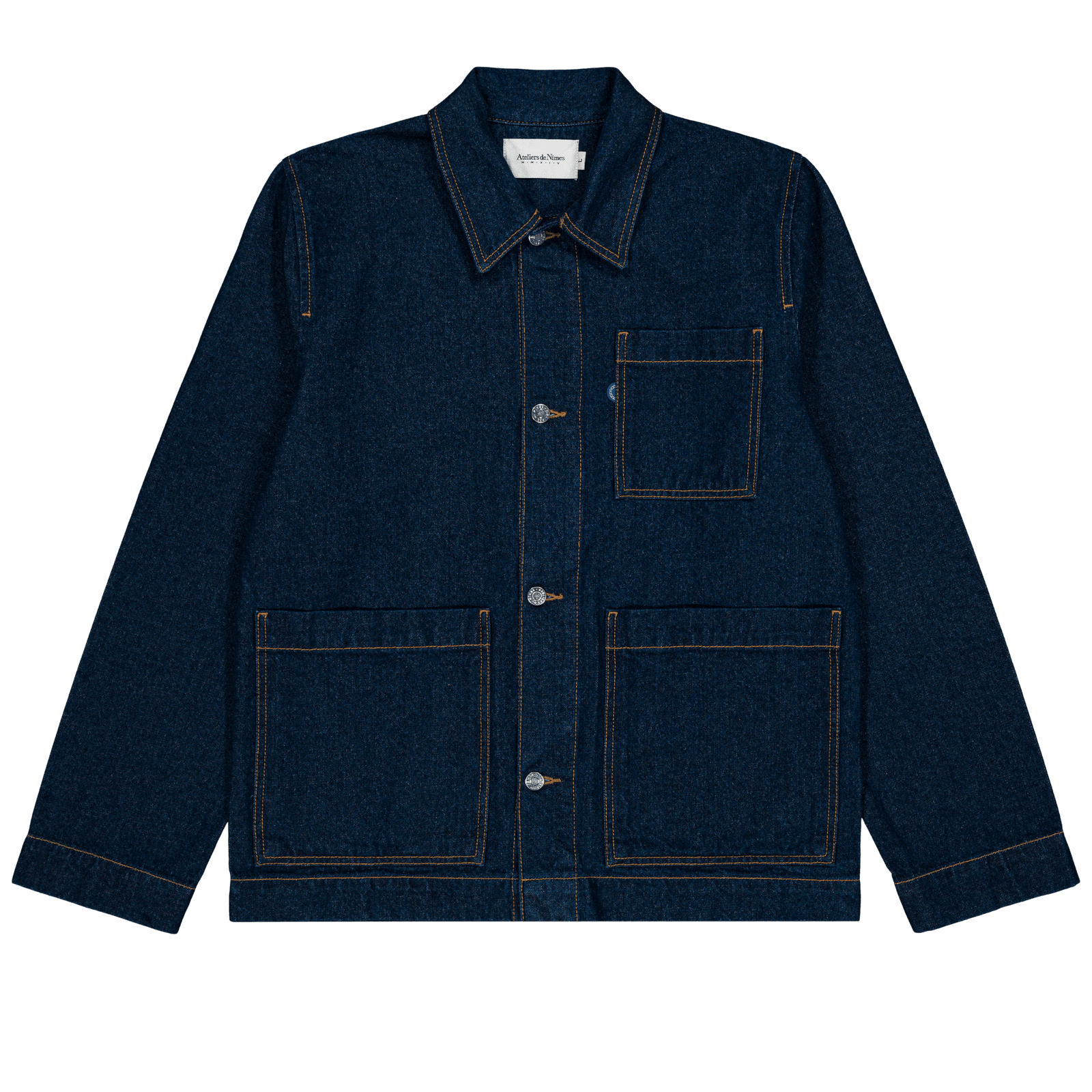 Veste DN.04 Coupe Standard Bleu Un Lavage