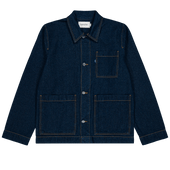 Veste DN.04 Coupe Standard Bleu Un Lavage