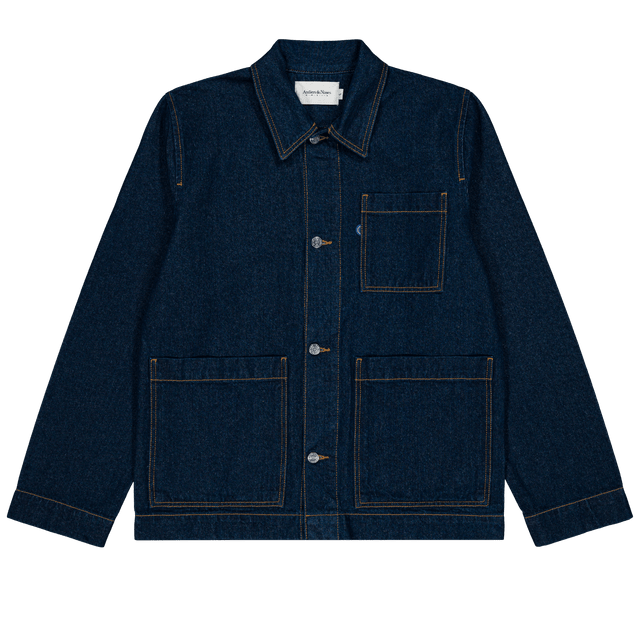 Veste DN.04 Coupe Standard Bleu Un Lavage
