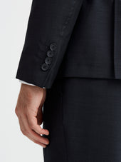 Veste Coordonnable Regular En Laine Anthracite