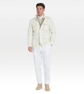 Veste saharienne en laine