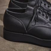 145 Oxford - Black Waxed Flesh