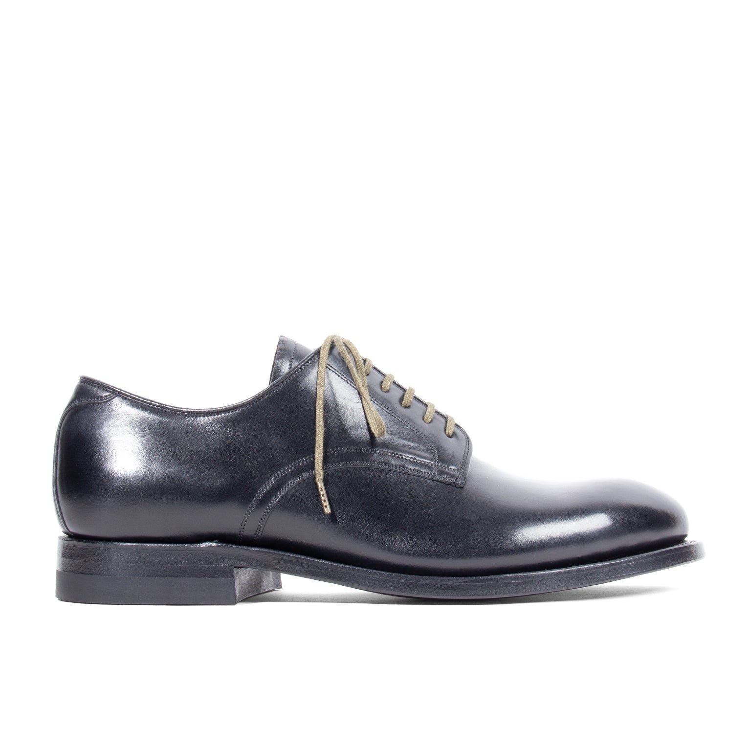 Navvy Cut Shoe Nero Kangaroo