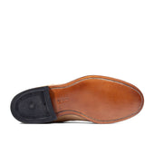 Viberg x Garmsville Brogue Navvy Boot™ in Peanut Papillon
