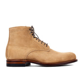 Viberg x Garmsville Brogue Navvy Boot™ in Peanut Papillon