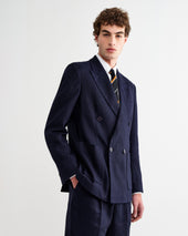 Vigo Linen Double Breasted Blazer