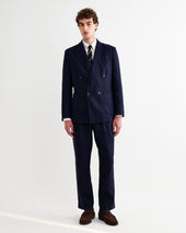 Vigo Linen Double Breasted Blazer