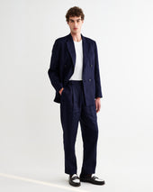 Vigo Linen Double Breasted Blazer