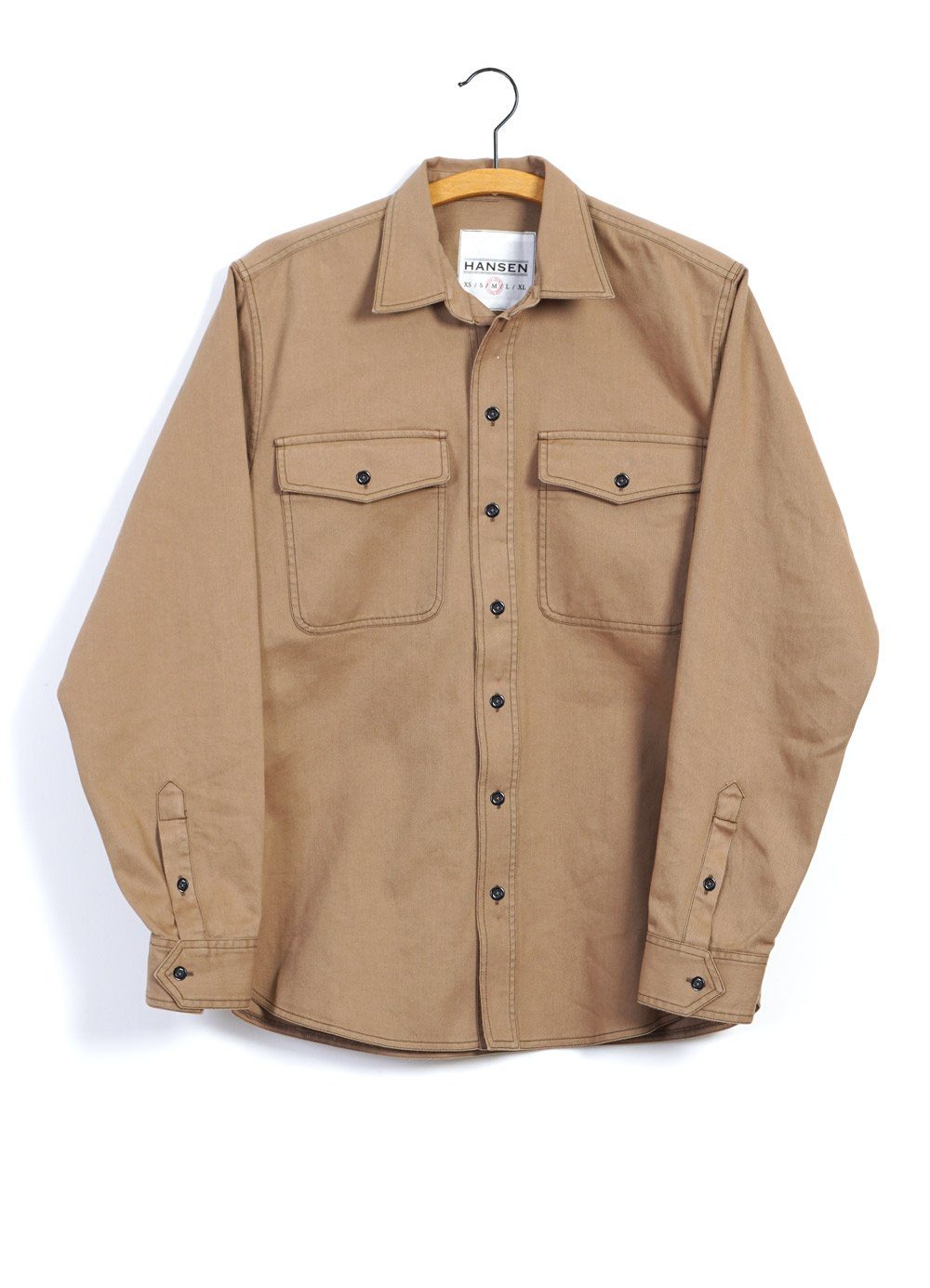 Villads Loose Fit Over Shirt Cardboard