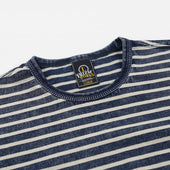 Vintage Faded Stripe Half T Shirt