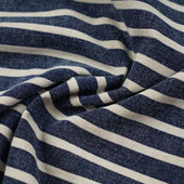 Vintage Faded Stripe Half T Shirt