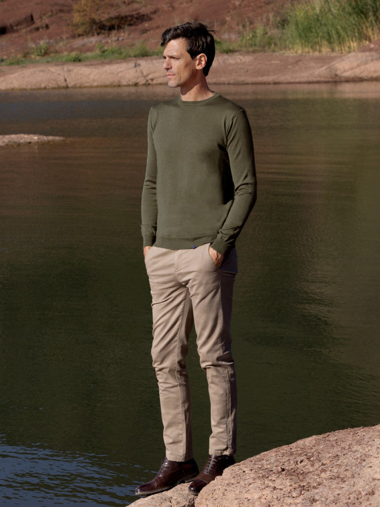 Virgin Wool Crewneck Sweater