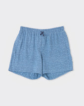 Viscose Rayon Drawstring Shorts, Navy