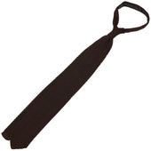 V Point Knit Tie Silk