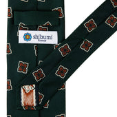 Floral Japanese Jacquard Silk Tie Hand Rolled