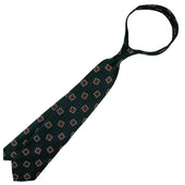 Floral Japanese Jacquard Silk Tie Hand Rolled