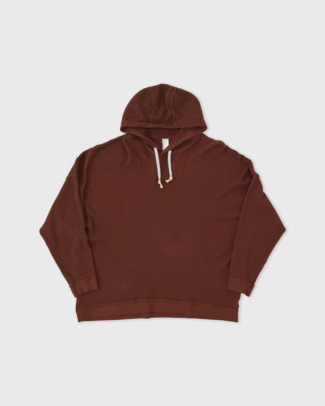 Waffle Hoodie Chestnut