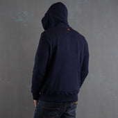 Glory Days Indigo Dyed Thermal Zip Hoodie