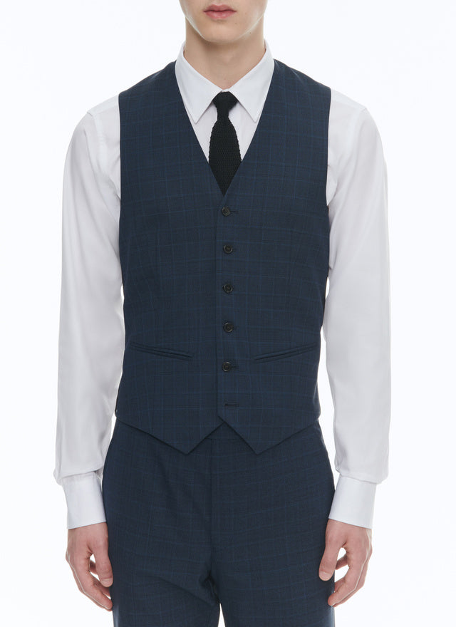Of Wool Canvas Waistcoat