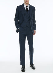 Of Wool Canvas Waistcoat