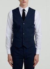 Wool Canvas Waistcoat With Of
