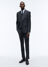 Of Wool Canvas Waistcoat