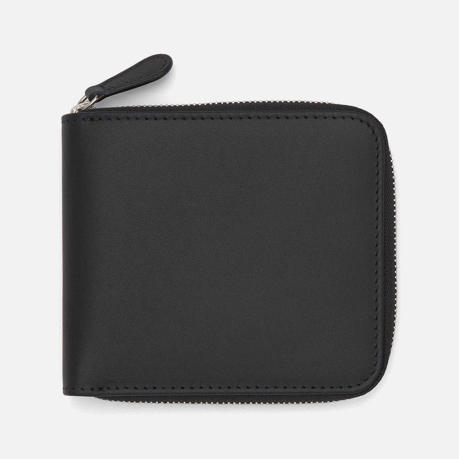 Leather 8 C C Zipped Wallet