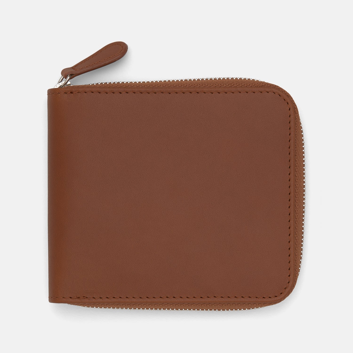 Light Leather 8 C C Zipped Wallet
